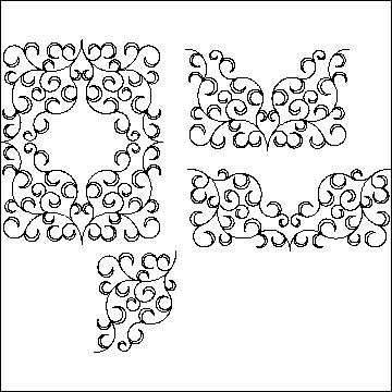 (image for) Rectangle Curls_frame_set-L00420 - Click Image to Close